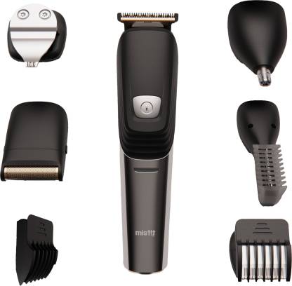 Misfit by boAt T200 Runtime: 120 mins 6-in-1 Trimmer for Men Black