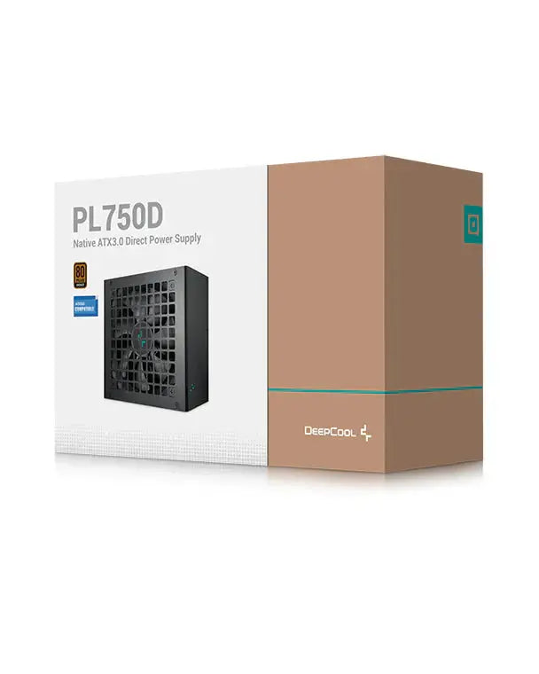 Deepcool PL750D 750 Watts 80 Plus Bronze ATX 3.0 Non-Modular Power Supply Unit SMPS