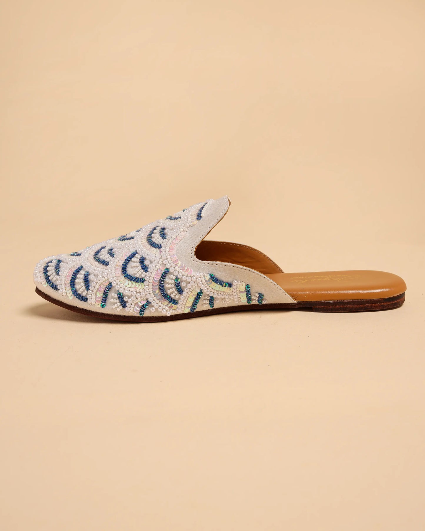 Blissful Blue Handcrafted Mules My Store