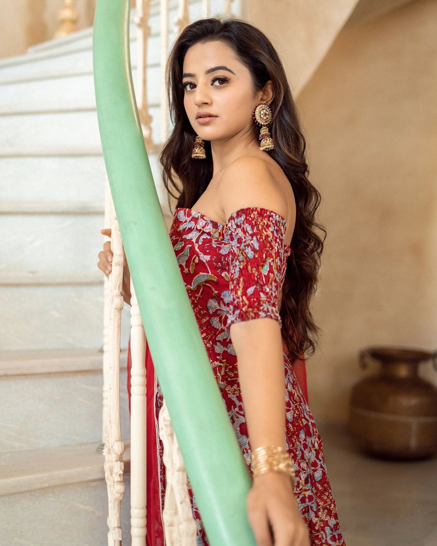 Gulaabo Chanderi Suit Set My Store