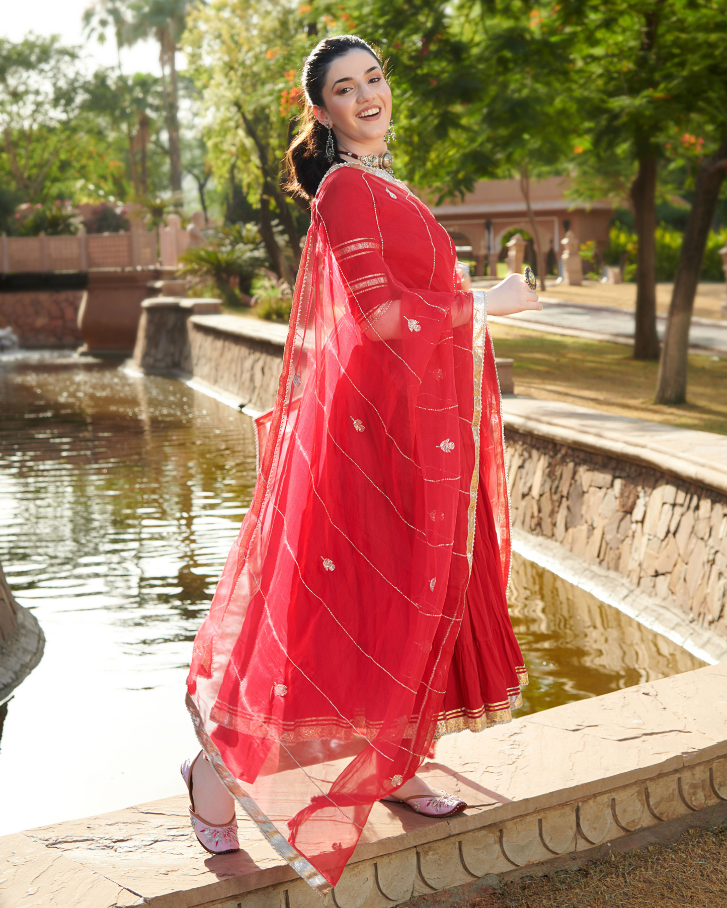 Aarna Gotapatti Cotton Suit Set My Store