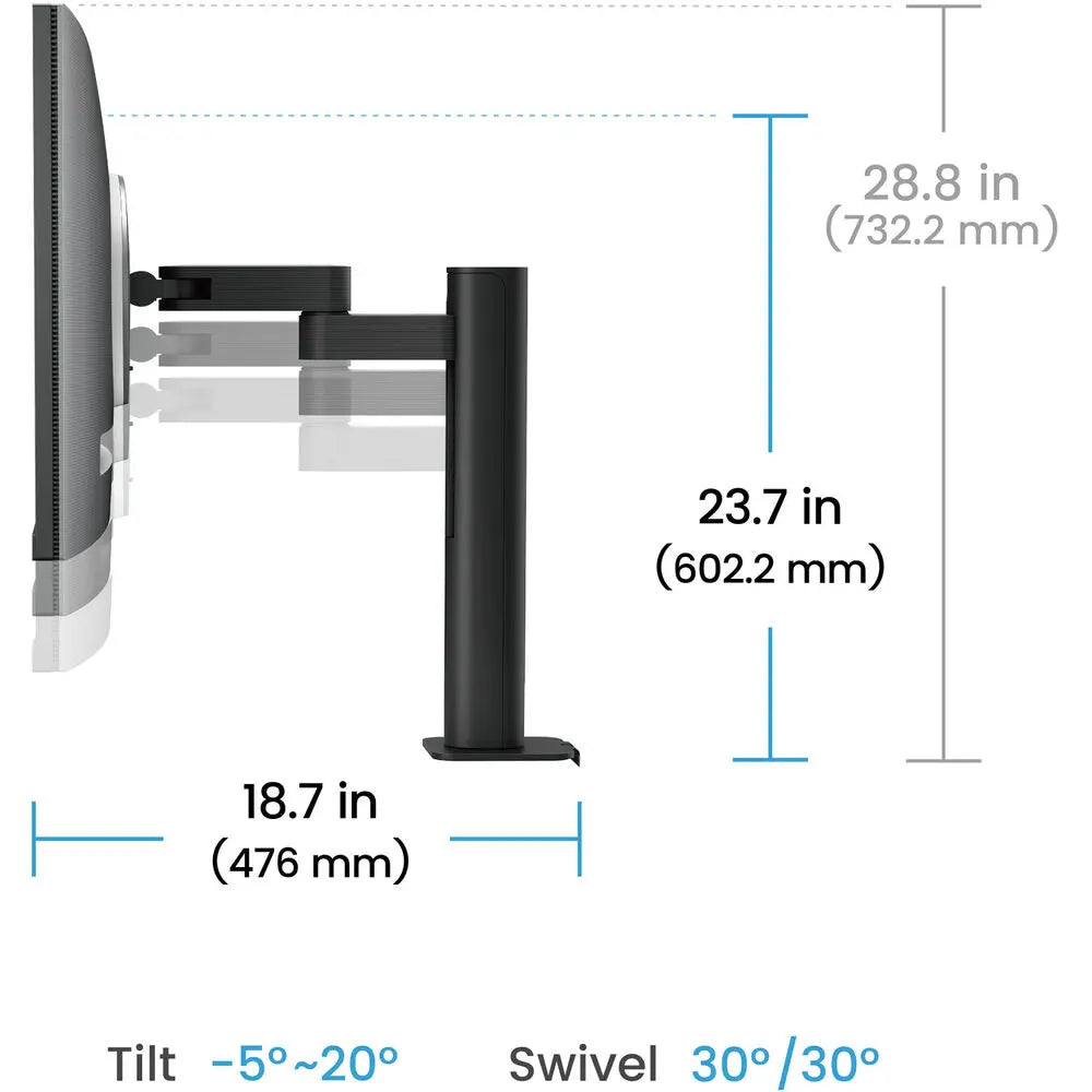 BenQ RD280UA 28” 2560p 4K UHD Programming Monitor with MoonHalo Ergo Arm and Built-in Speakers My Store