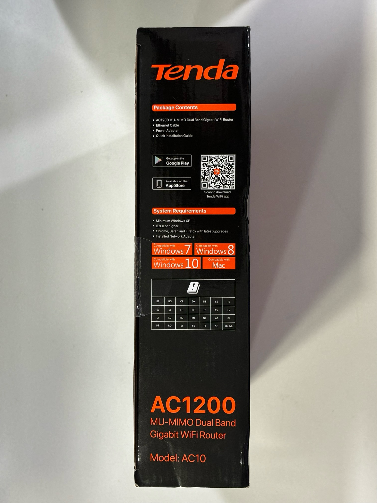 Tenda AC10 1200 Mbps 4 Antenna Dual Band Wireless Giga Router