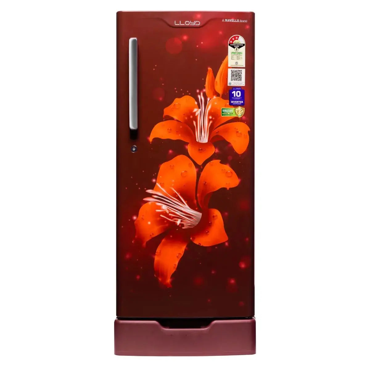 Lloyd 188 L, 3 Star Single Door Refrigerator (GLDC203SLWS2LC) My Store
