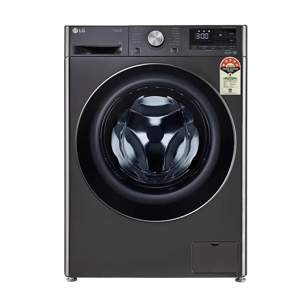 LG 6.5 Kg 5 Star Inverter Fully-Automatic Front Loading Washing Machine (FHV1265Z2M.ABMQEIL, Black, 6 Motion Direct Drive) My Store