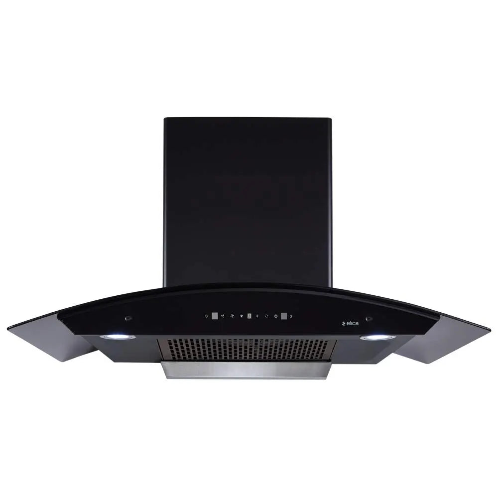Elica FLCG PLUS 900 HAC LTW MS NERO Auto Clean Wall Mounted Chimney My Store