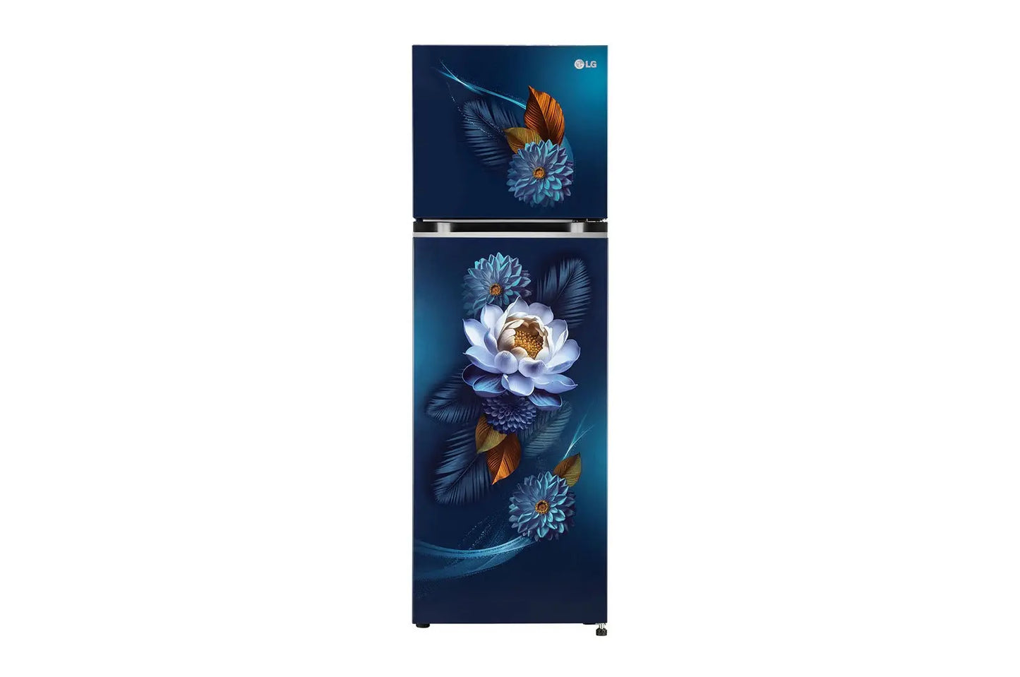 LG 272L Double Door Refrigerator, Smart Inverter Compressor, Convertible, Frost-Free, Blue Waterlily Finish, 2 Star(GL-S312SBWY.ABWZEBN) My Store