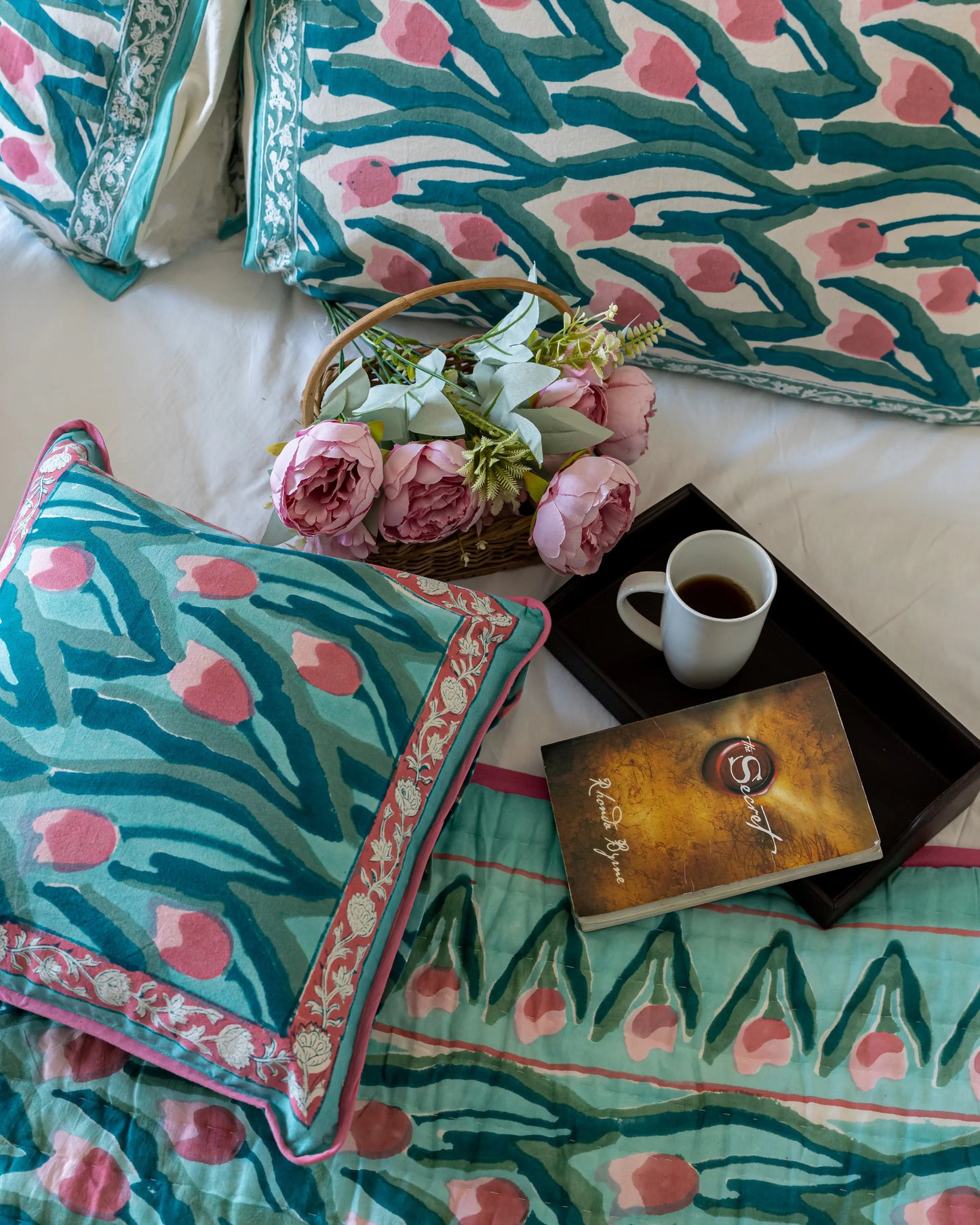 Pacific Handblock Cushion Cover My Store