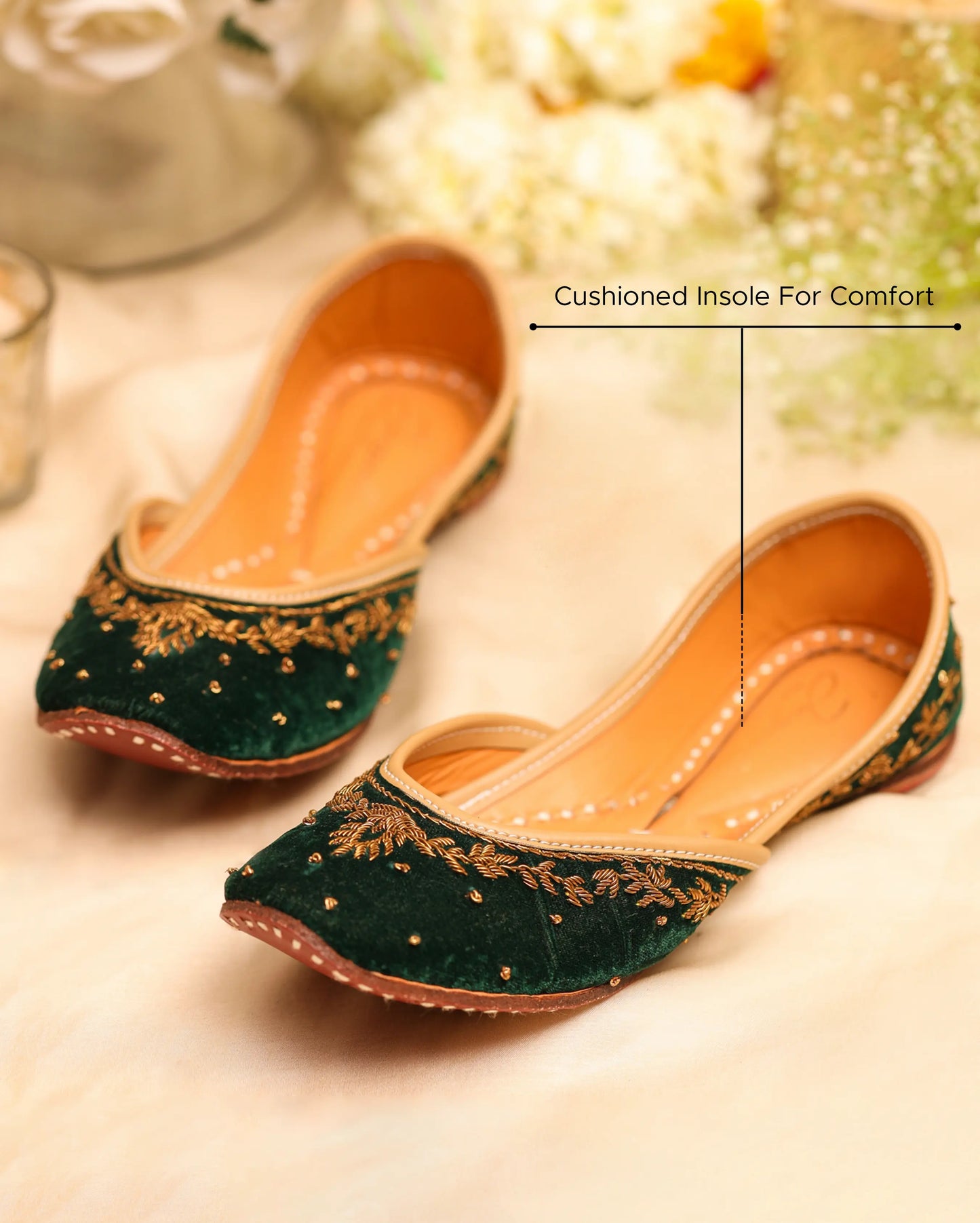 Sassy Green Handcrafted Jutti My Store