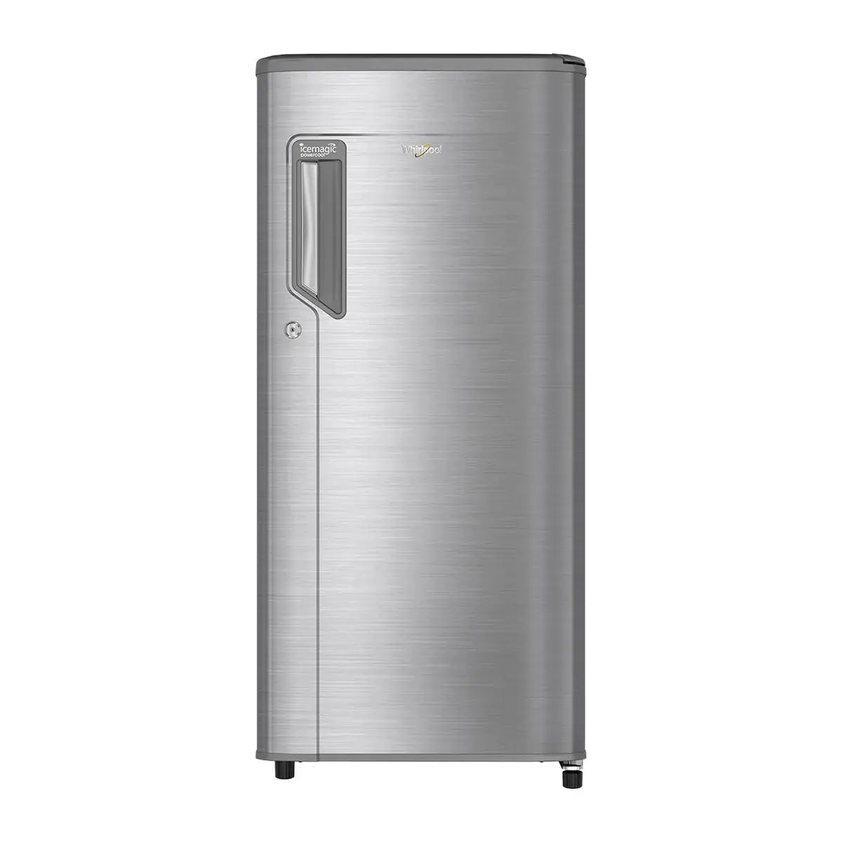 Whirlpool Icemagic Powercool 184L 2 Star Single Door Refrigerator - Steel (73191) My Store