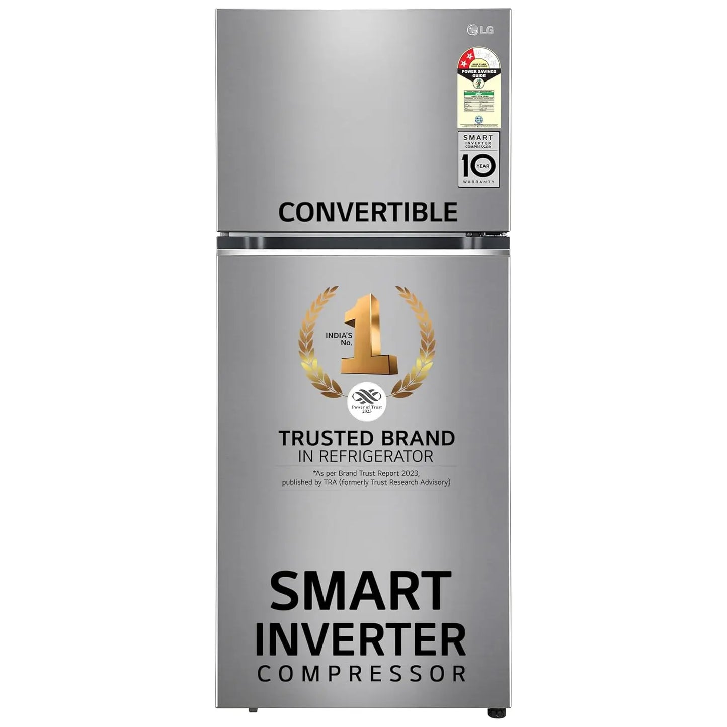 LG 398 L 2 Star Frost-Free Smart Inverter Double Door Refrigerator (GL-S422SPZY.EPZZEBN) My Store