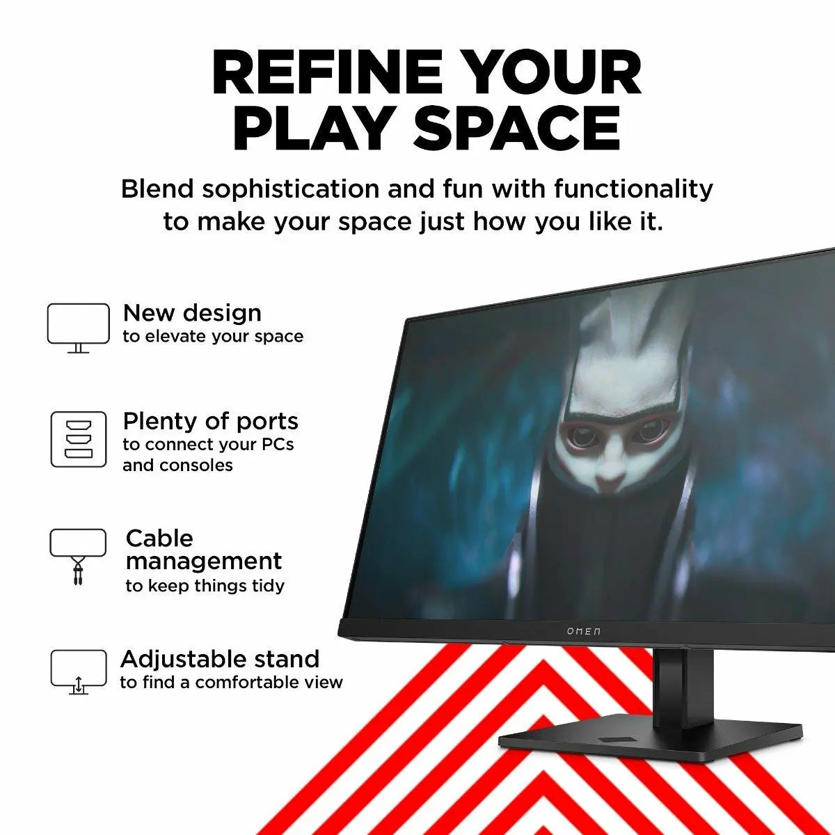 HP OMEN 780F0AA 23.8" FHD 165Hz IPS Gaming Monitor My Store