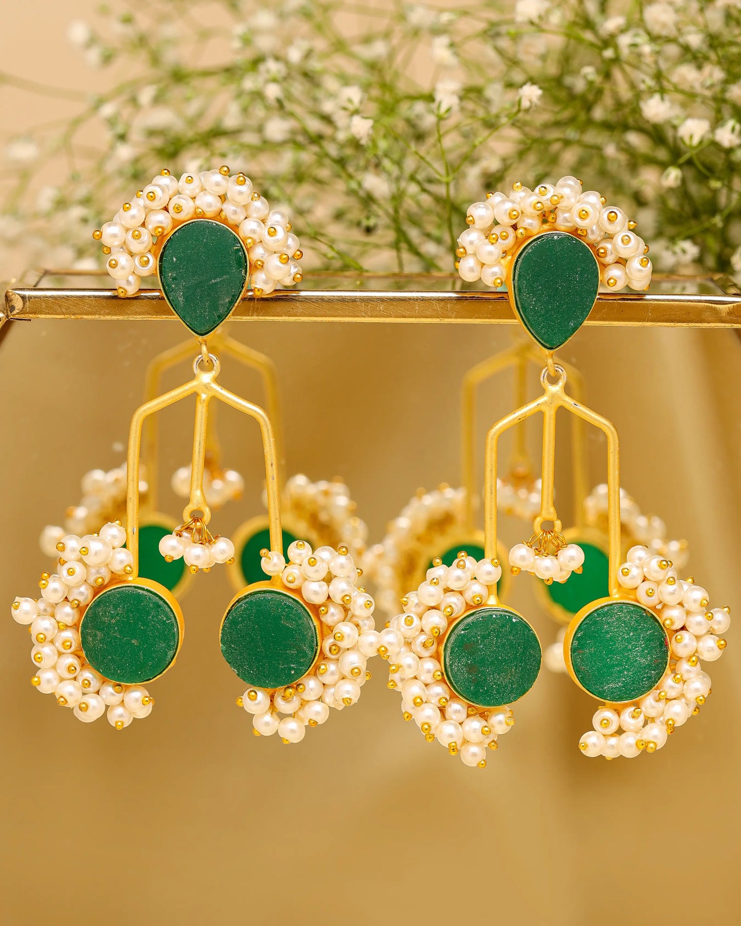 Bistro Green Handcrafted Earrings My Store