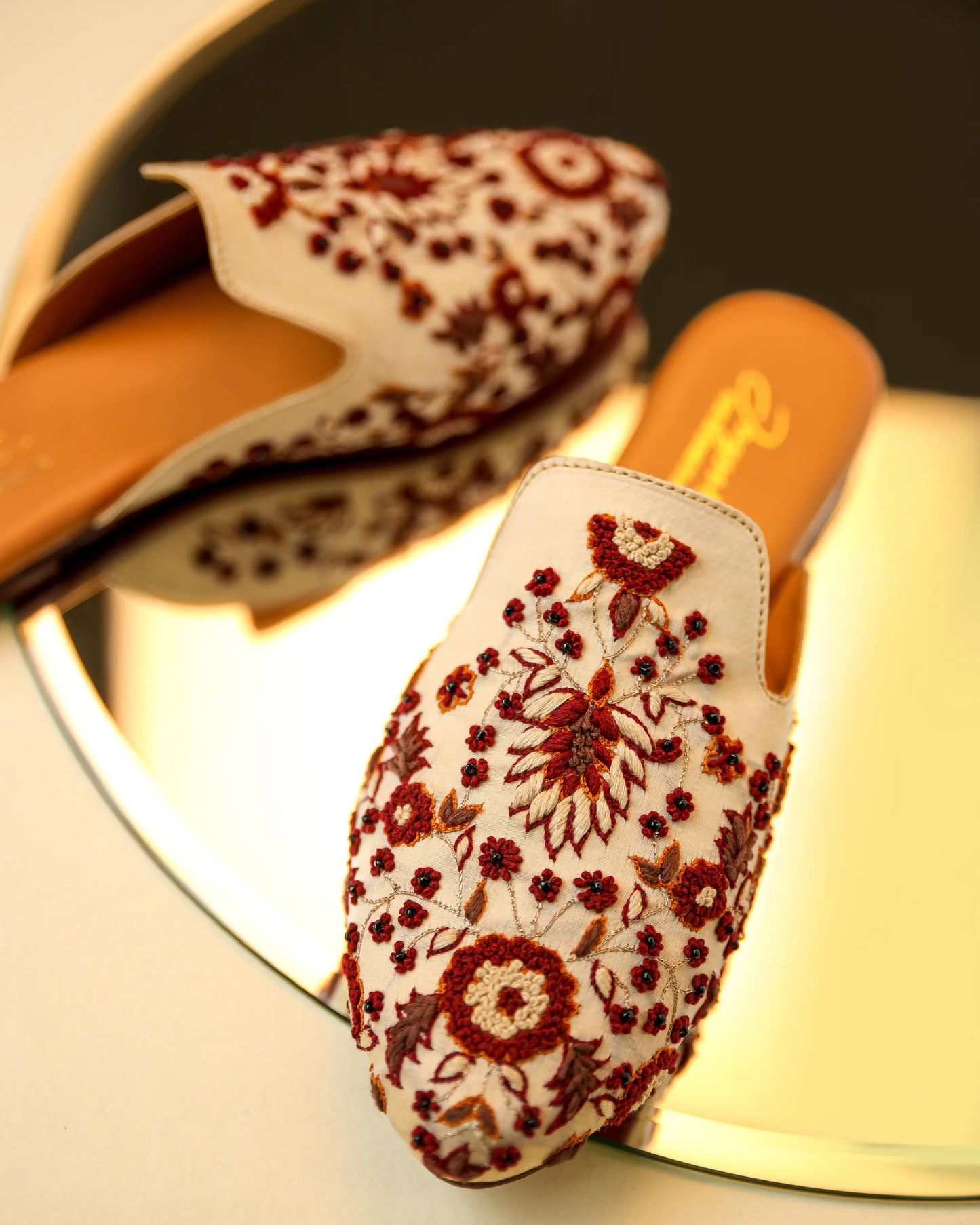 Brown Frappe Handcrafted Mules My Store