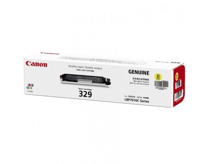 Canon 329 Yellow Original Toner Laser Jet Cartridge