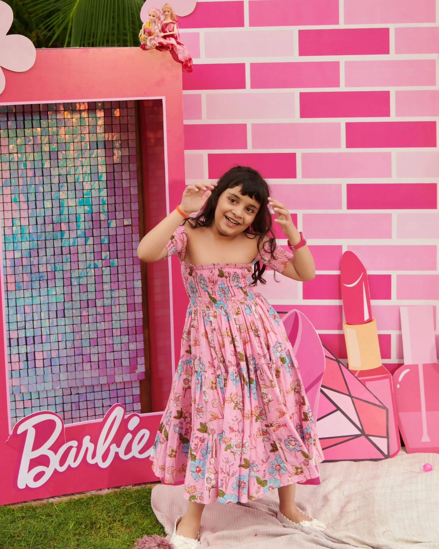 Rapunzal Smocked Cotton Dress My Store