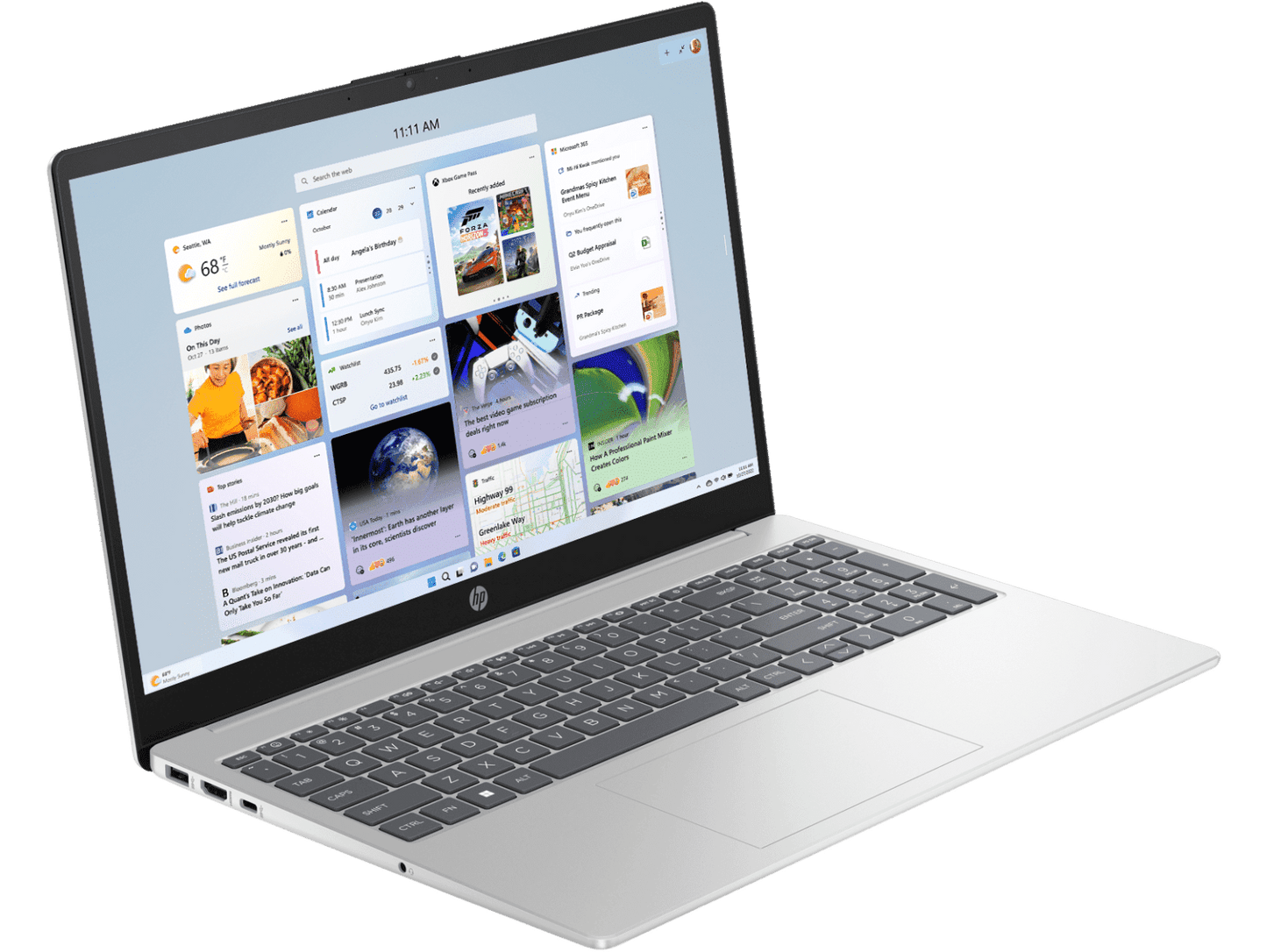 HP Laptop 15.6 Inch, 8GB RAM + 512GB SSD | 13th Generation Intel® Core™ i5 processor | Intel® UHD Graphics | Windows 11 Home, Silver (15-fd0466TU)