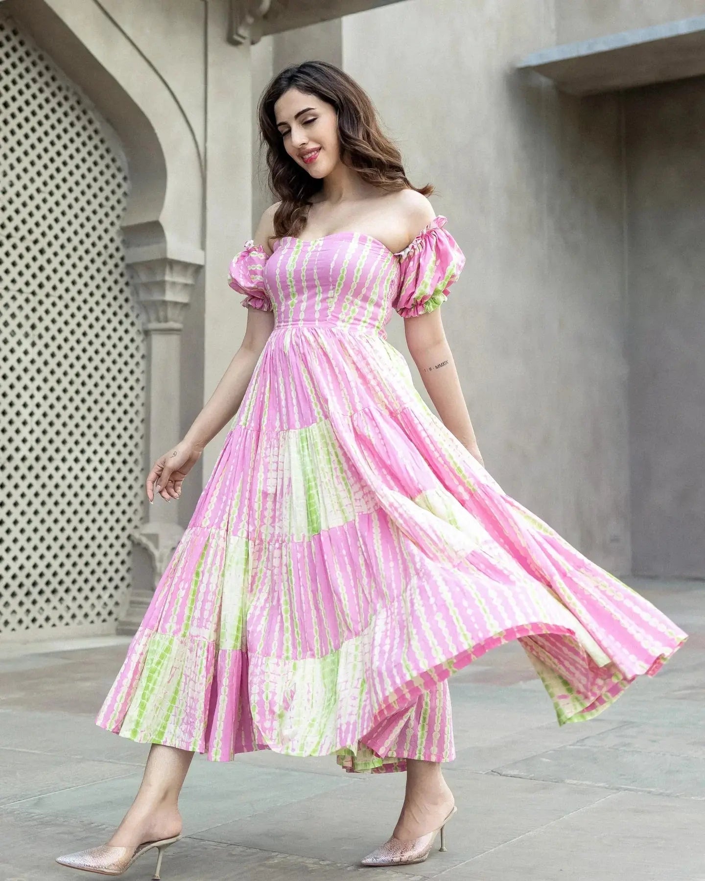 Akira Shibori Cotton Dress My Store