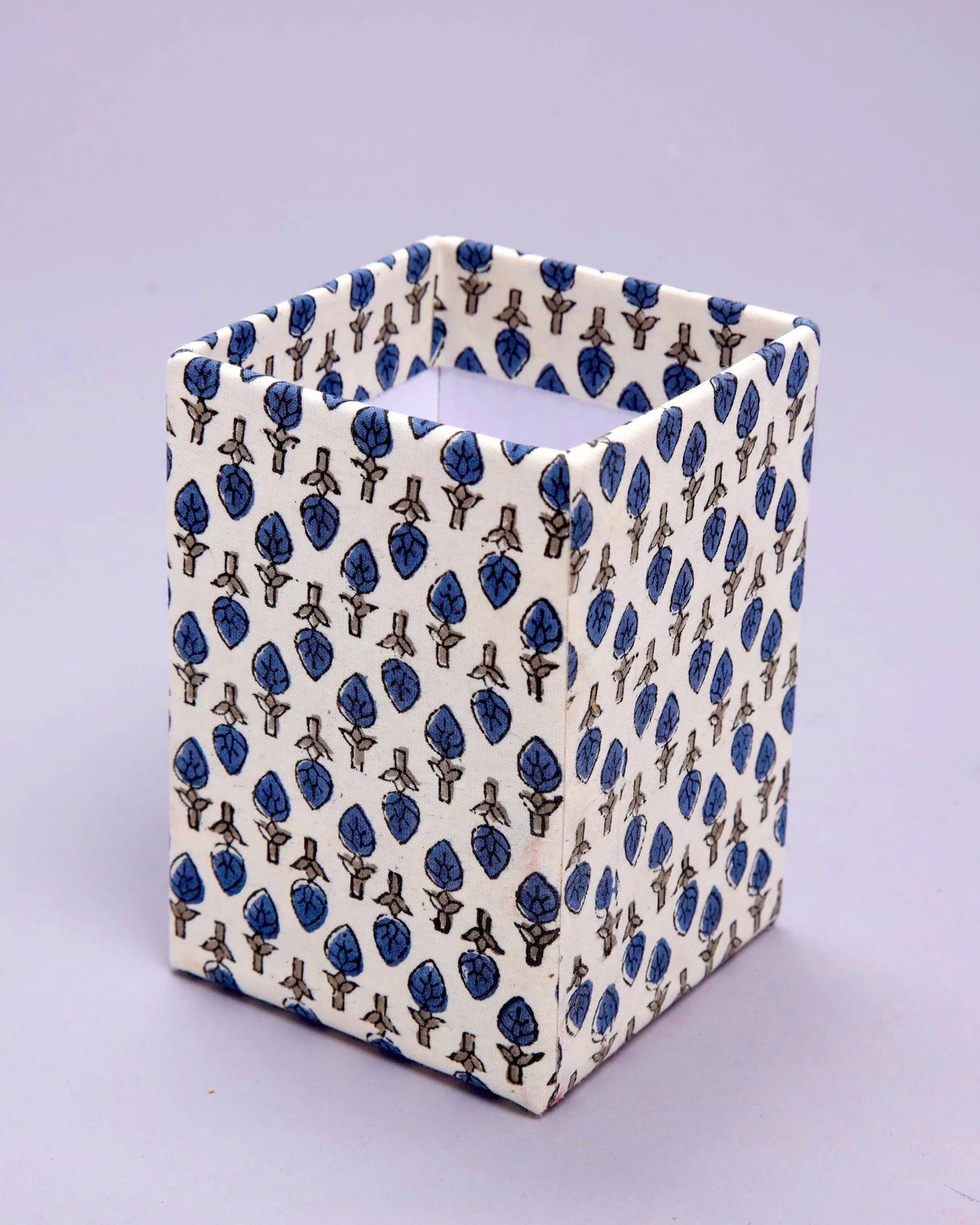 NightShadow Blue Handblock Pen Stand My Store