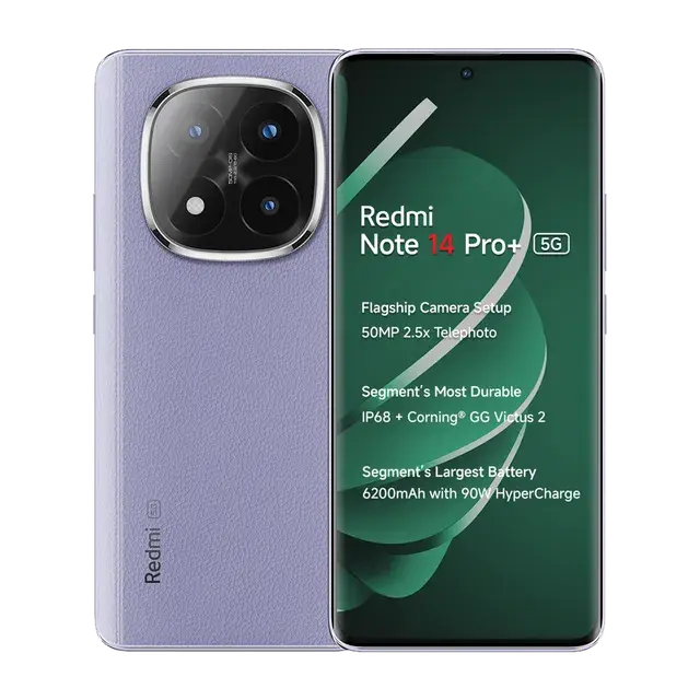 Redmi Note 14 Pro+ 5G 8GB + 128GB (Phantom Purple) My Store