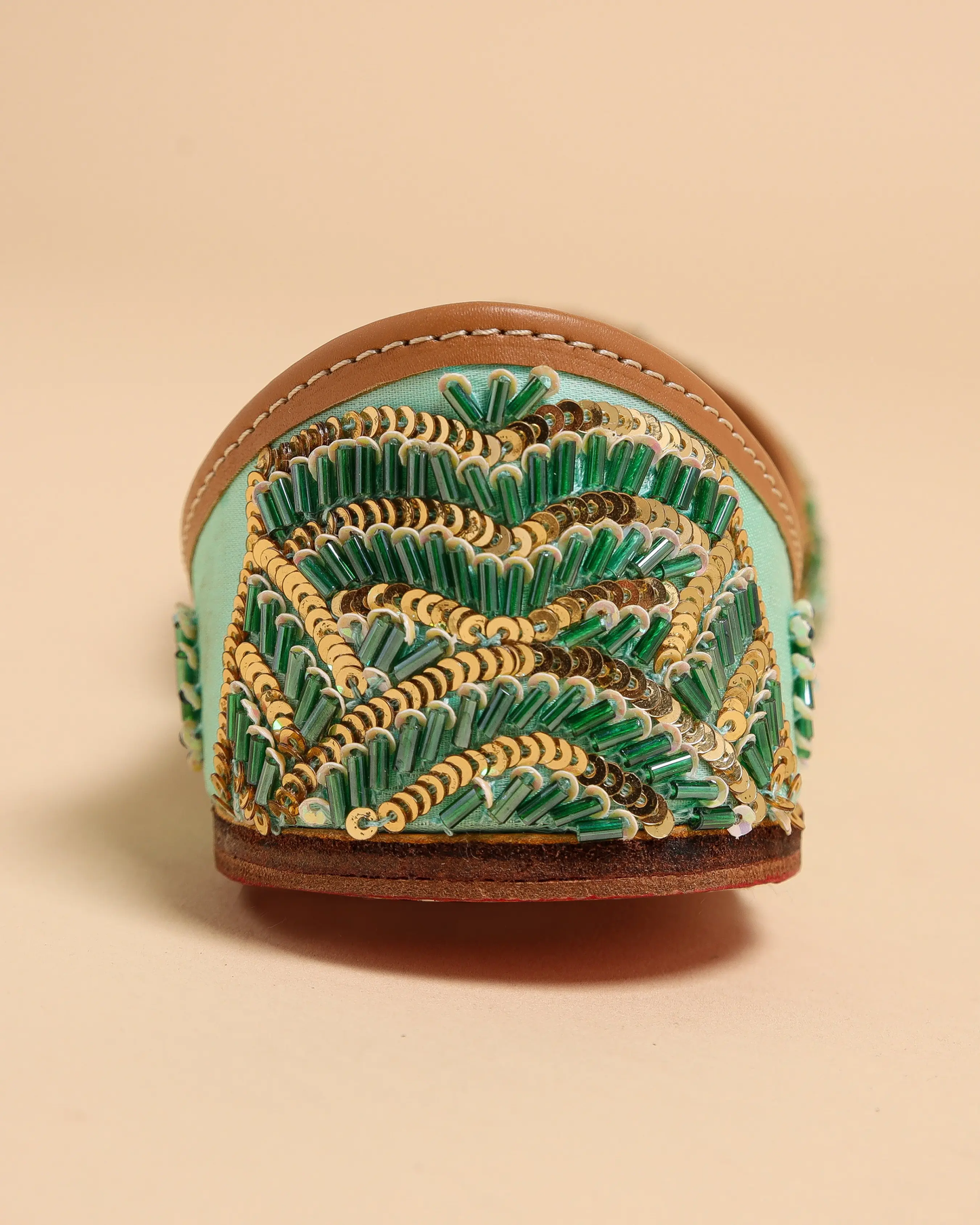 Old Green Handcrafted Jutti My Store