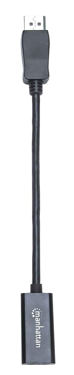 Manhattan DisplayPort to HDMI Adapter DisplayPort Male to HDMI Female, 1080p, Black