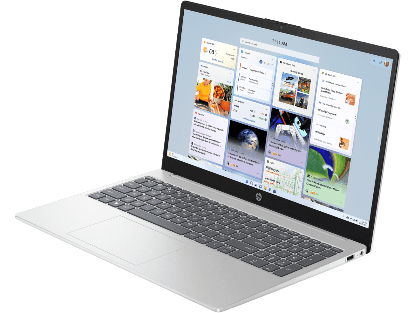 HP Laptop 15.6 Inch, 8GB RAM + 512GB SSD | 13th Generation Intel® Core™ i5 processor | Intel® Iris® Xᵉ Graphics | Windows 11 Home, Silver (15-fd0467TU)