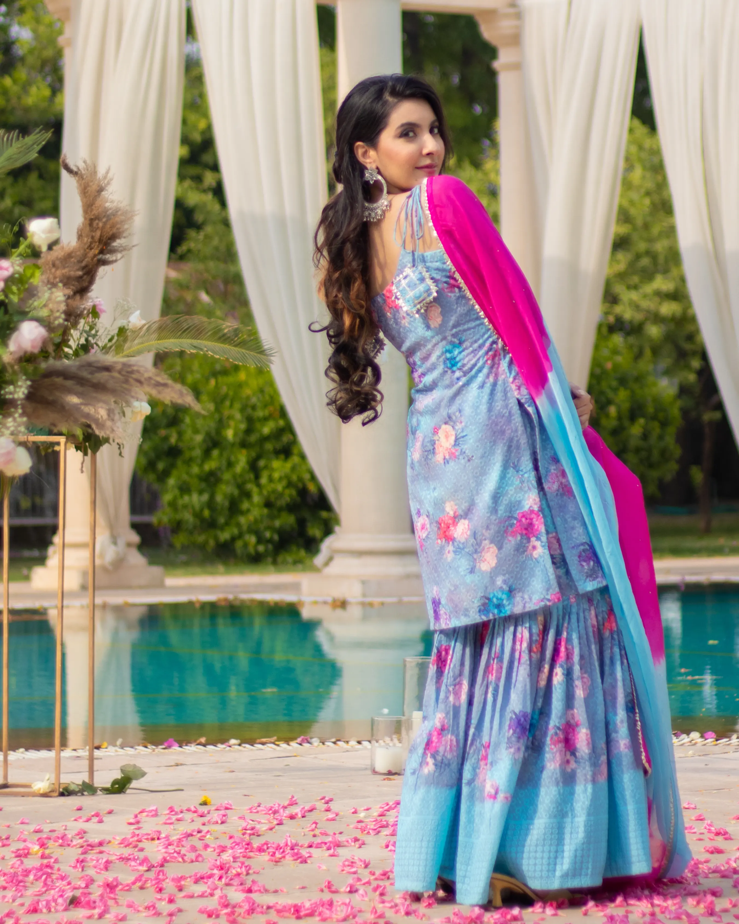 Blooming Fairy Embroidered Sharara Set My Store