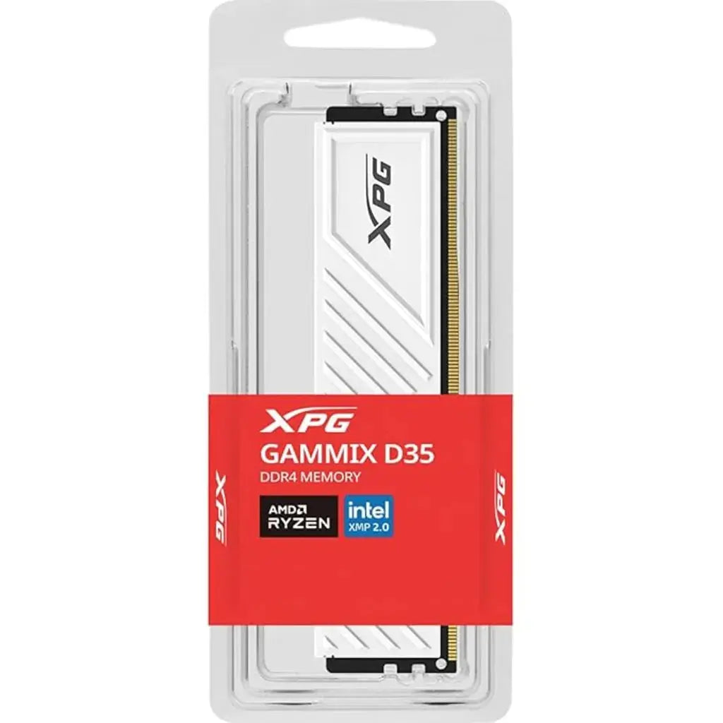 XPG GAMMIX D35 DDR4 8GB 3200MHz CL16 Desktop RAM White