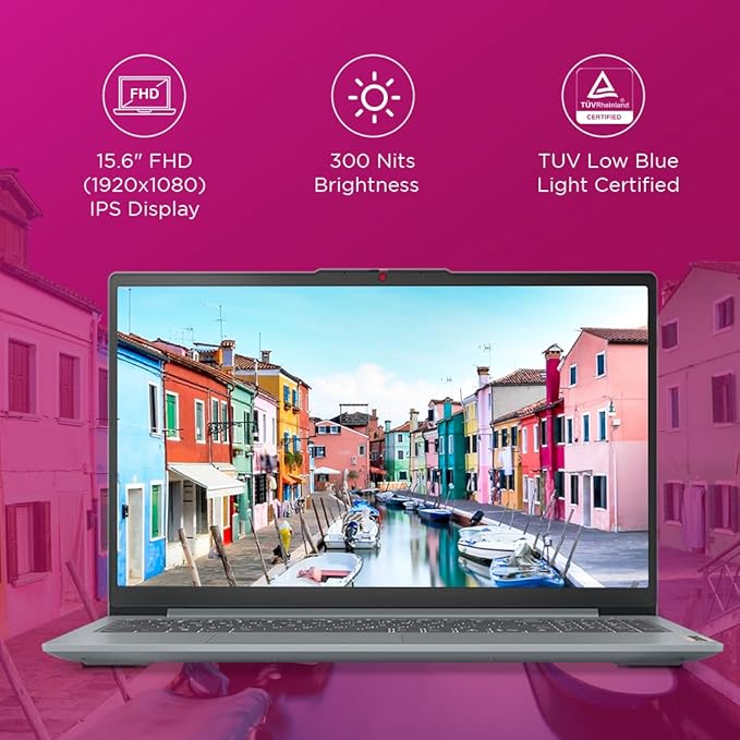 Lenovo Ideapad Slim 3 | AMD Ryzen 5 7520U | 15.6" (39.6Cm) FHD Laptop (16GB+512GB SSD+ Windows 11)