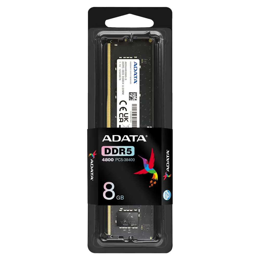 ADATA Premier 8GB DDR5 RAM 4800MHz CL40 U-DIMM ECC Desktop Memory Module