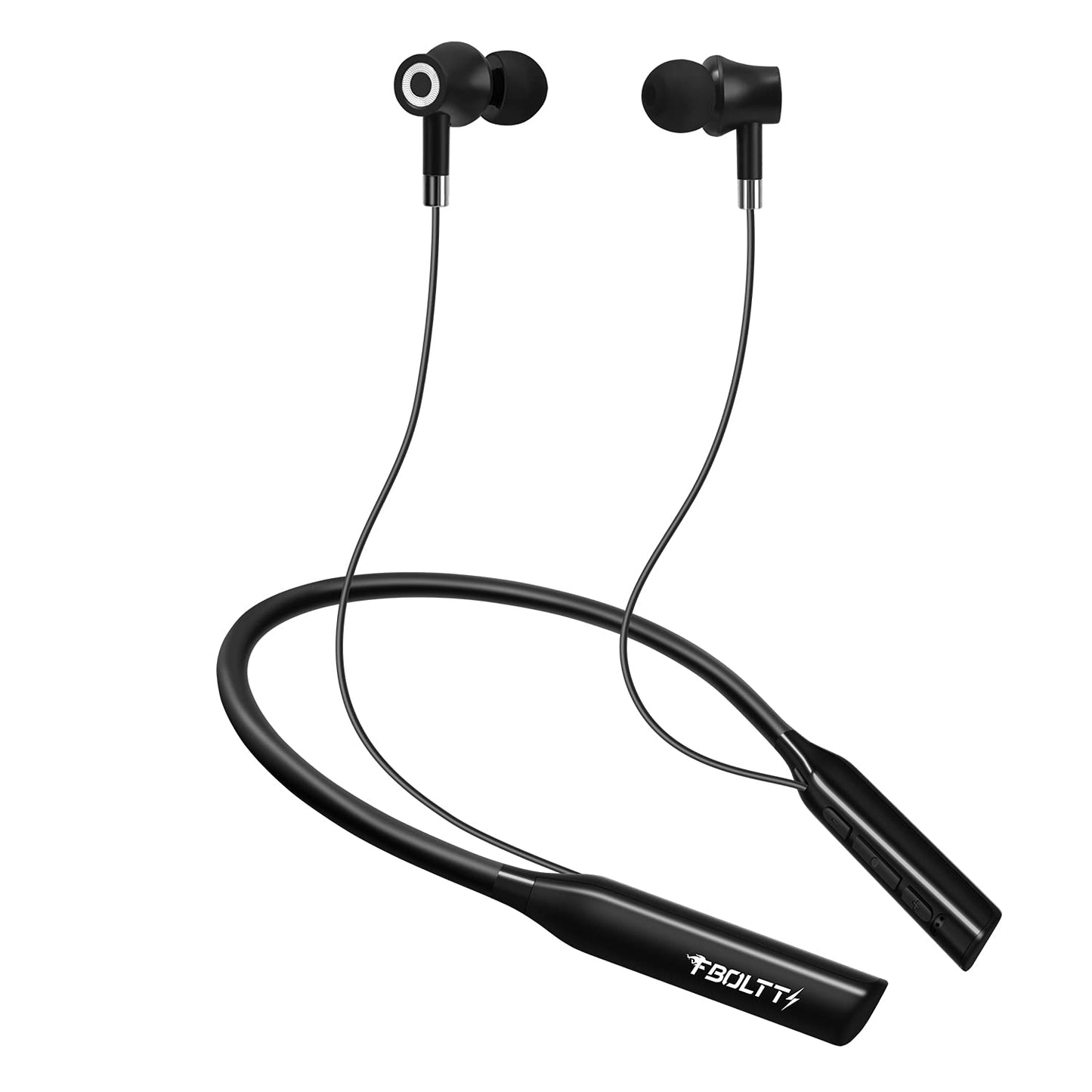 Fire-Boltt BN1400 Bluetooth Wireless In Ear Earphones with Mic Black