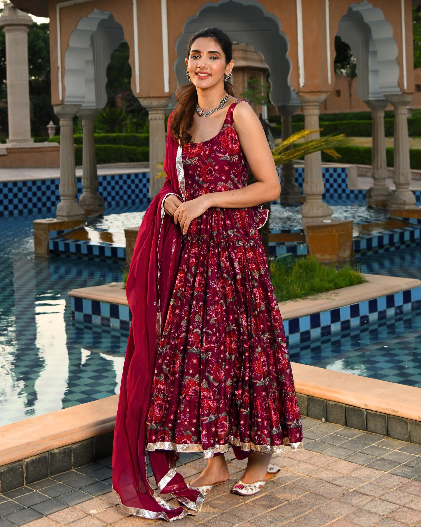 Siya Chanderi Suit Set My Store