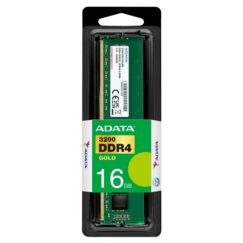 ADATA Premier 16GB DDR4 RAM 3200MHz CL22 U-DIMM Desktop Memory Module