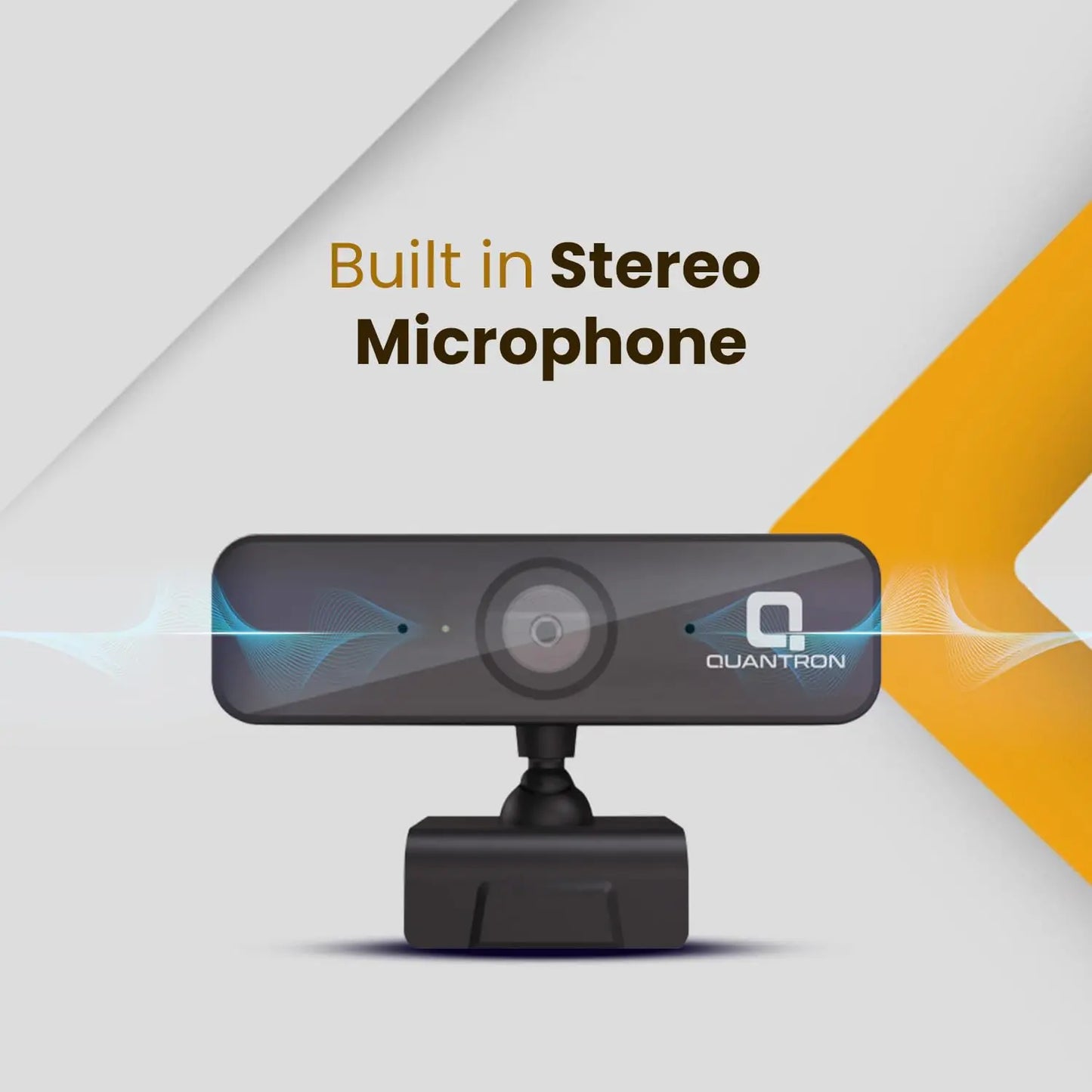 Quantron QPC-1015 1080P 5MP Full HD USB Webcam