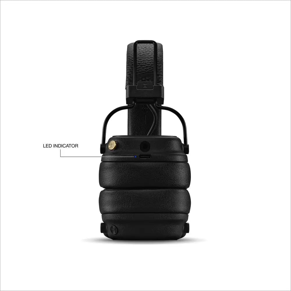 Marshall Major V Wireless On Ear Headphones, Black