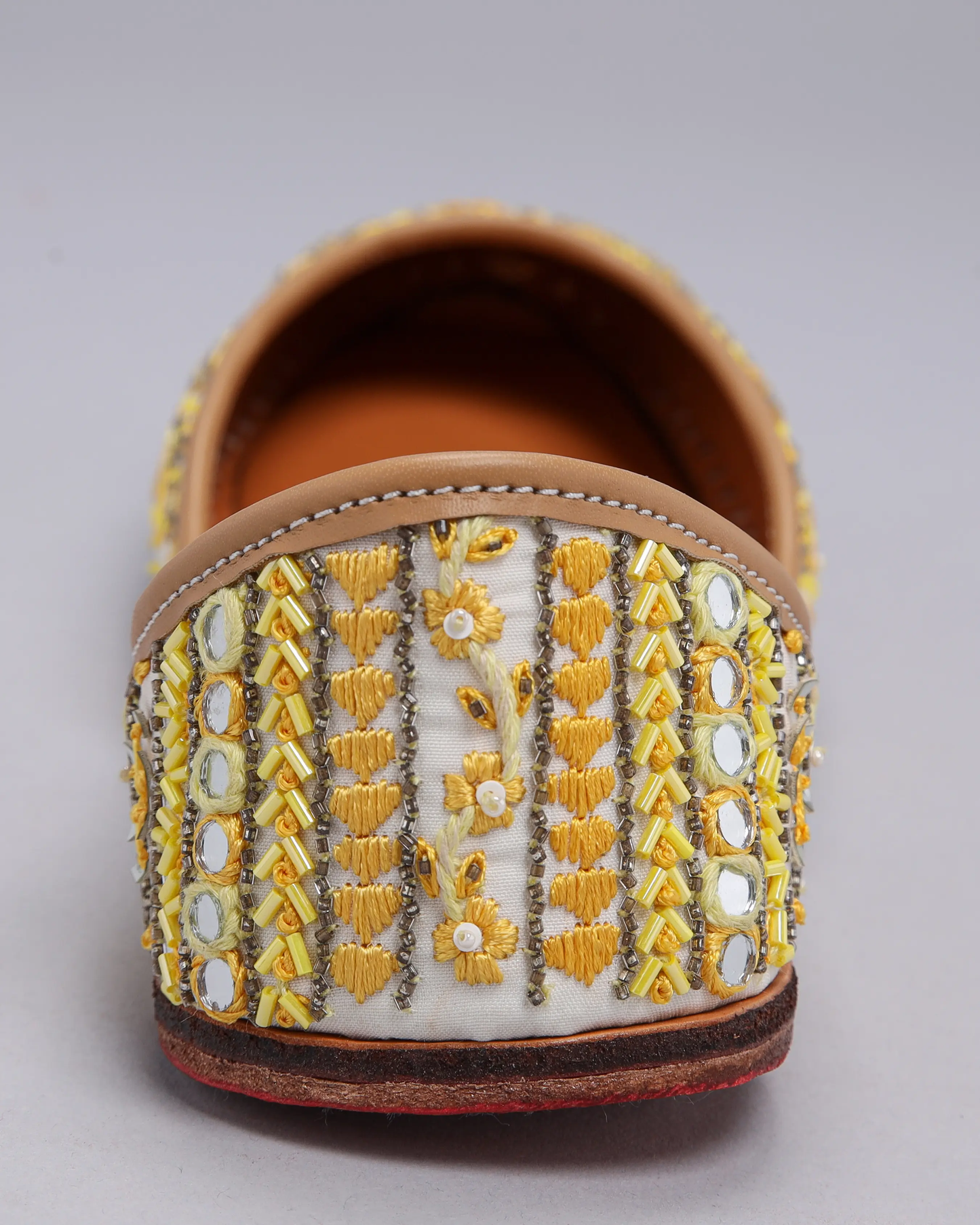 Yellow Drop Handcrafted Jutti My Store