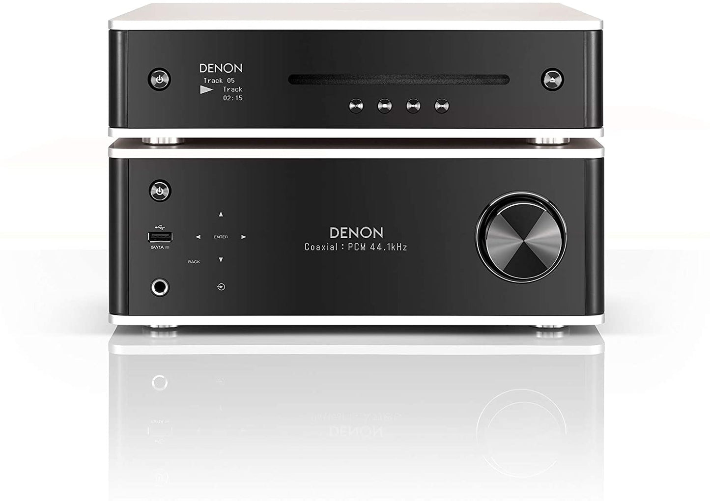 Denon PMA-150H Integrated Network Amplifier - Full Digital Amplification 70W Power per Channel HEOS Built-in + Wi-Fi + Bluetooth USB-DAC and Phono Input OLED Display, Black