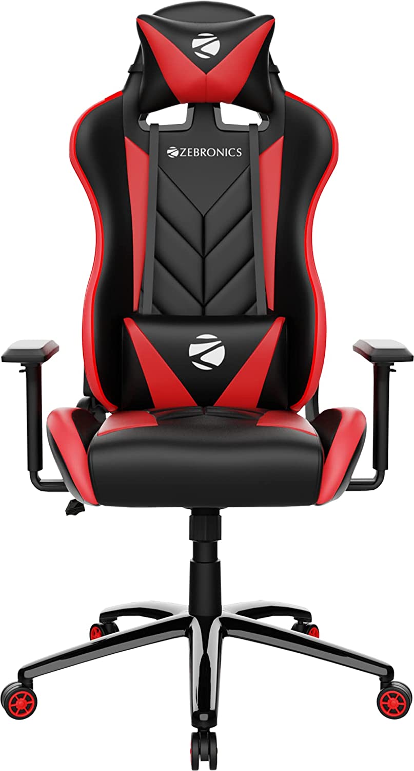 Zebronics ZEB-GC2000 Premium Gaming Chair with 3D Armrest, 90-180 Degree