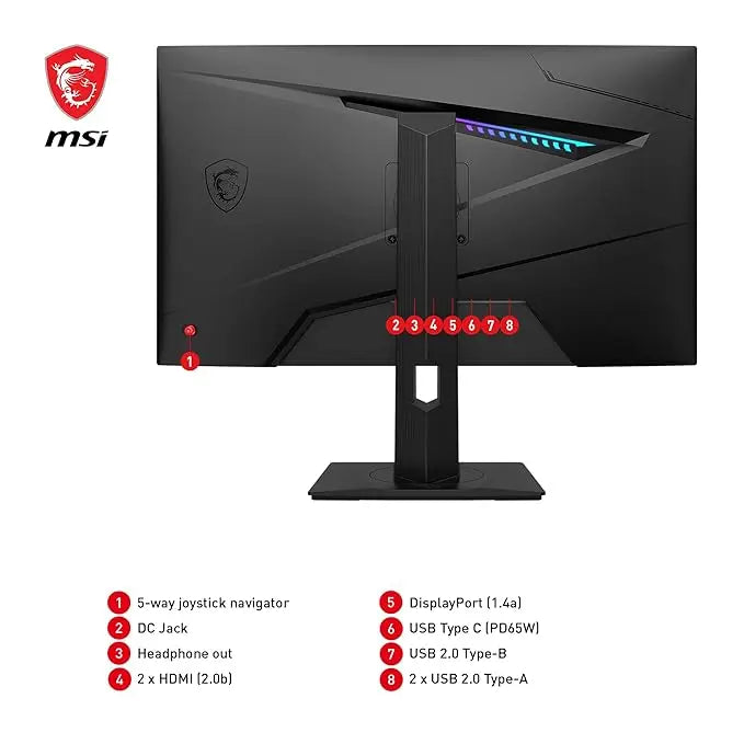 MSI MAG274QRF QD E2 27" 180Hz 2560x1440 WQHD 1ms IPS Panel Quantum Dot Technology Gaming Monitor My Store