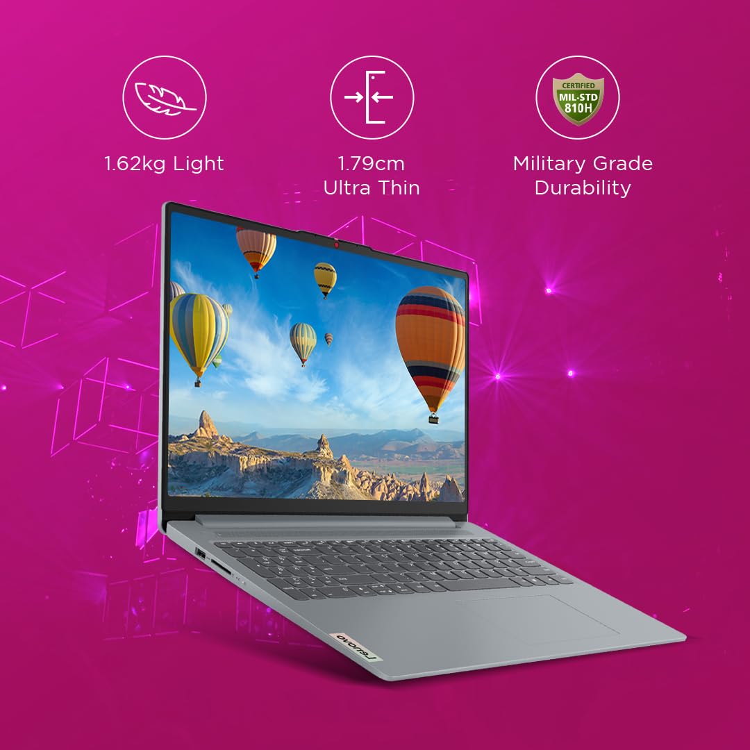 Lenovo IdeaPad Slim 3 13th Gen | Intel Core i3-1315U | 15.6 inch (39.6cm) | FHD Laptop (8GB RAM+512GB SSD+Windows 11)