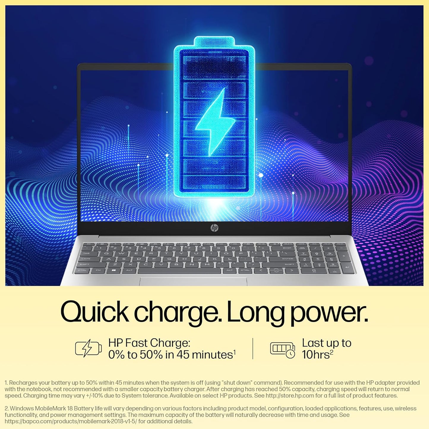 HP Laptop 15.6 Inch, 16GB RAM + 512GB SSD | AMD Ryzen™ 5-7430U processor | AMD Radeon™ Graphics | Windows 11 Home, Silver (15-fc0389AU)