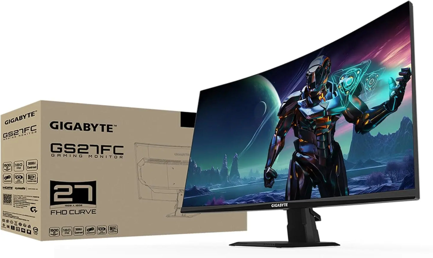 GIGABYTE GS27FC 27" 180Hz FHD FreeSync Premium Gaming Monitor My Store