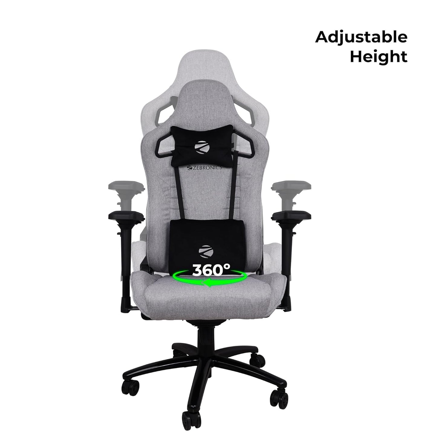 Zebronics GC3500 Premium Gaming Chair with 90°-155°