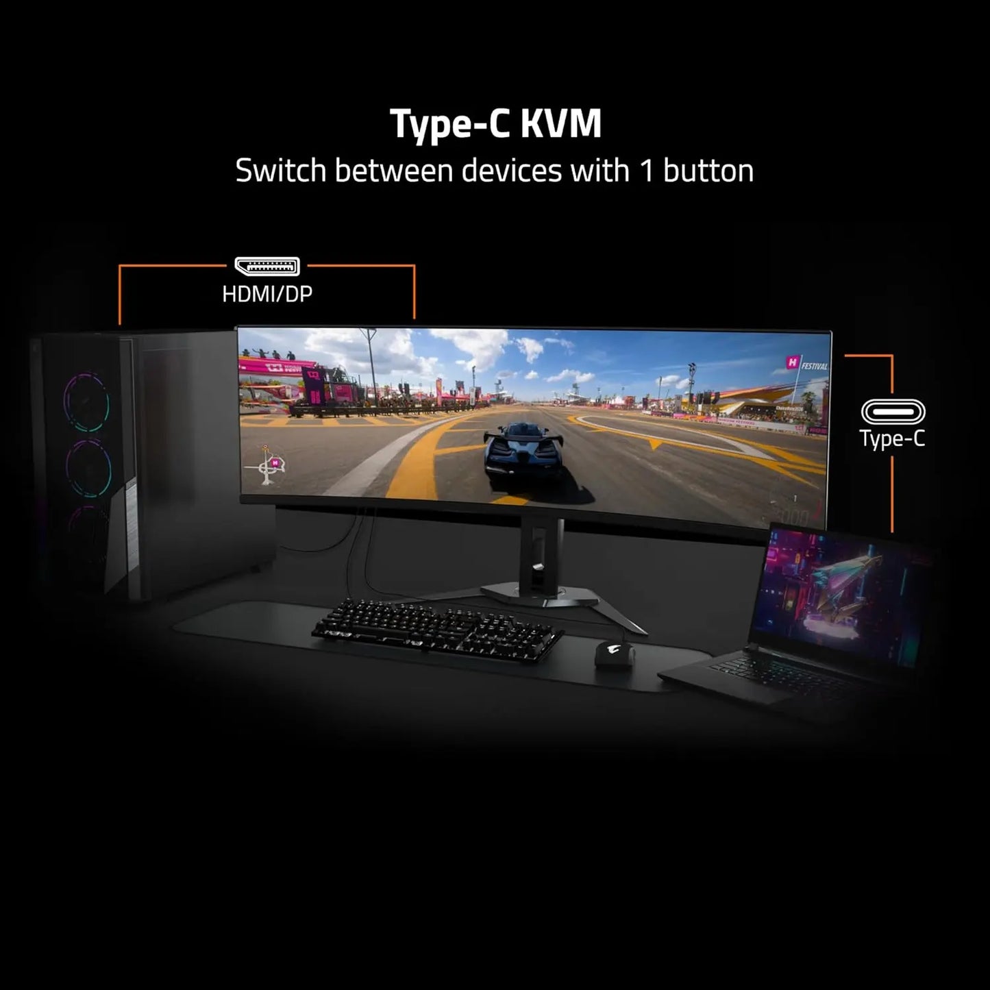 GIGABYTE AORUS FO27Q3 27" 360Hz 1440p QHD HDR Ready OLED Panel Gaming Monitor with Dual Speakers - Black My Store