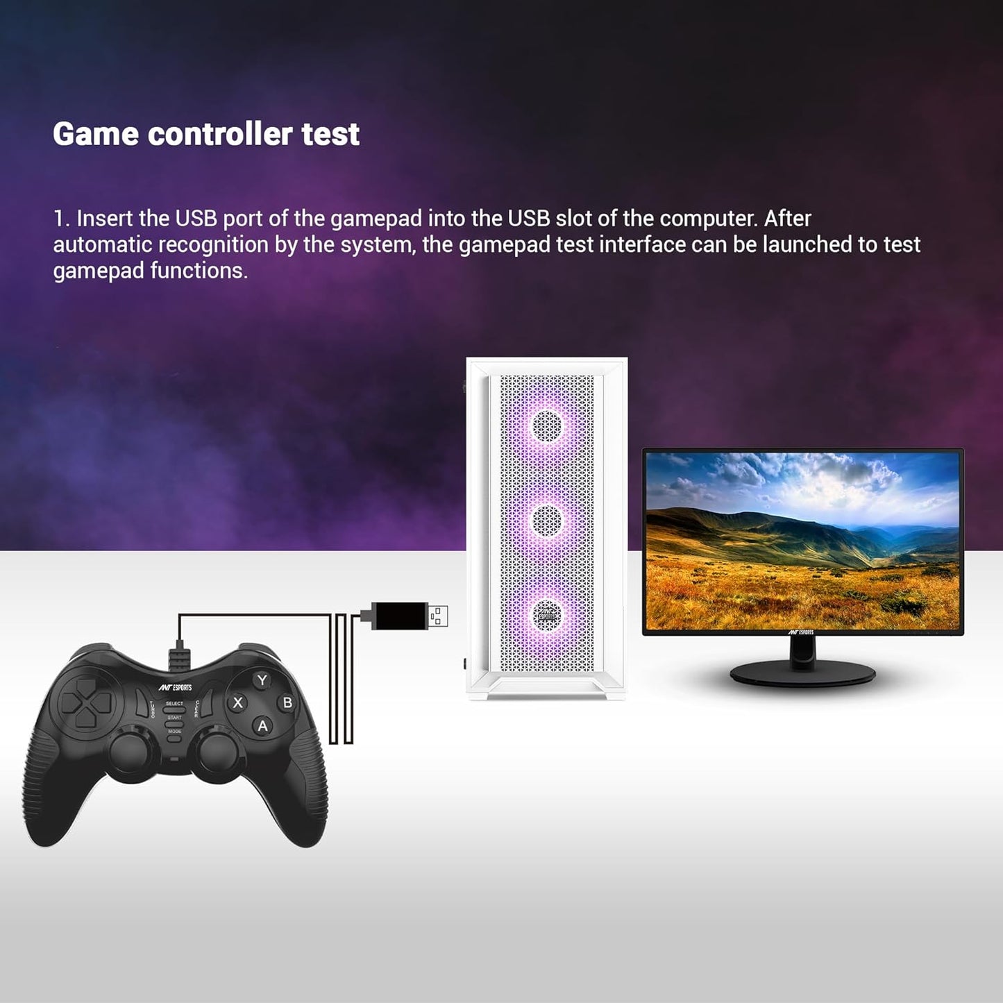 Ant Esports GP115 Wired Gamepad