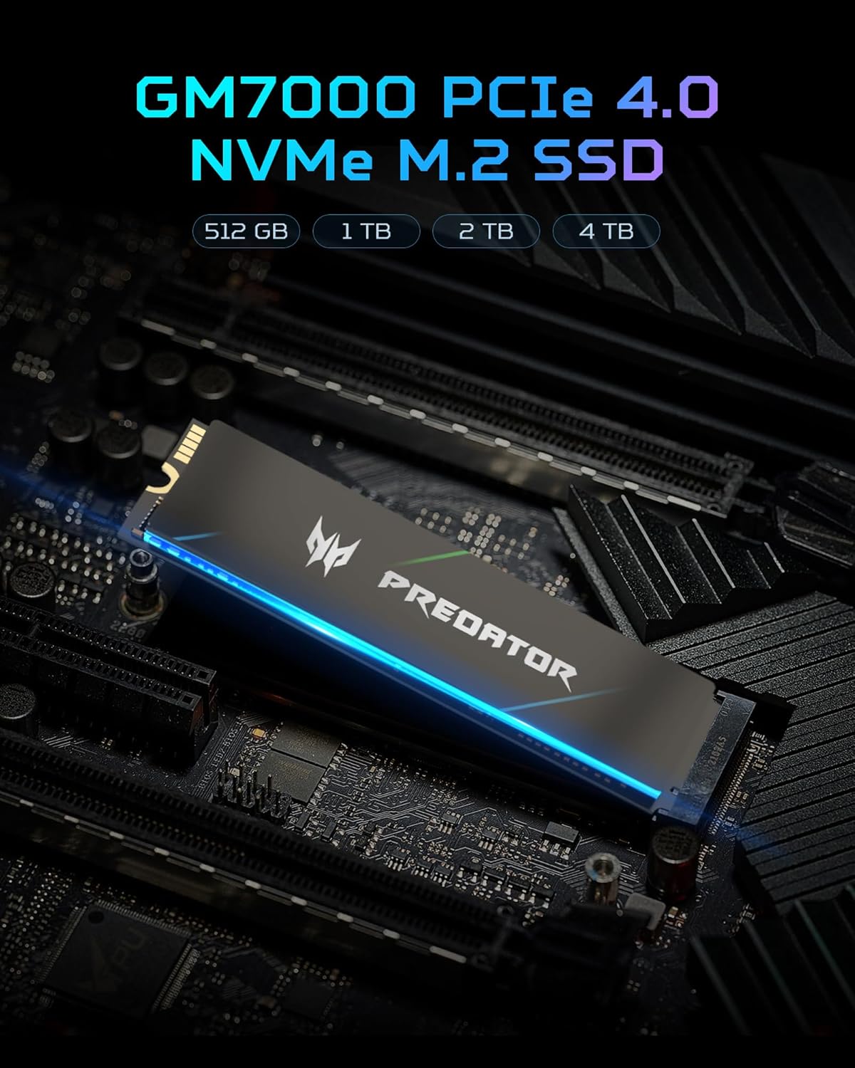 Acer Predator GM7000 2TB M.2 NVMe Gen4 Internal SSD