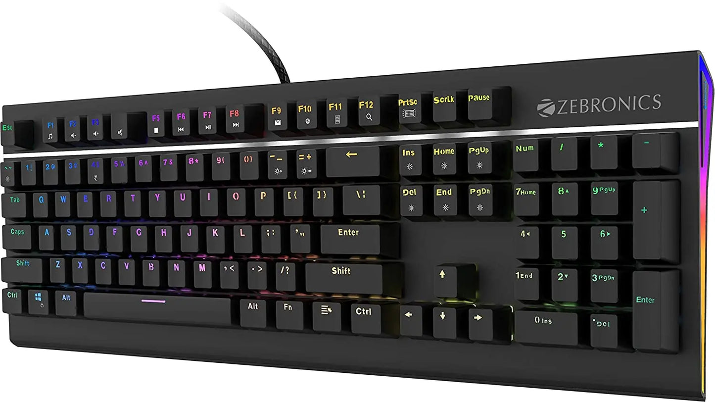 Zebronics Zeb-MAX PRO V2 Premium Mechanical Gaming Keyboard