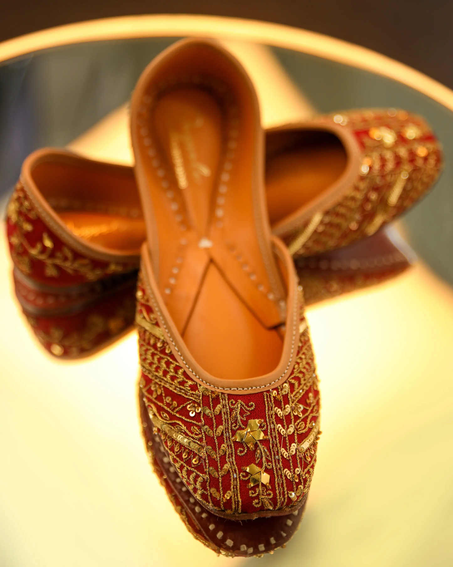 Gleaming Handcrafted Jutti My Store