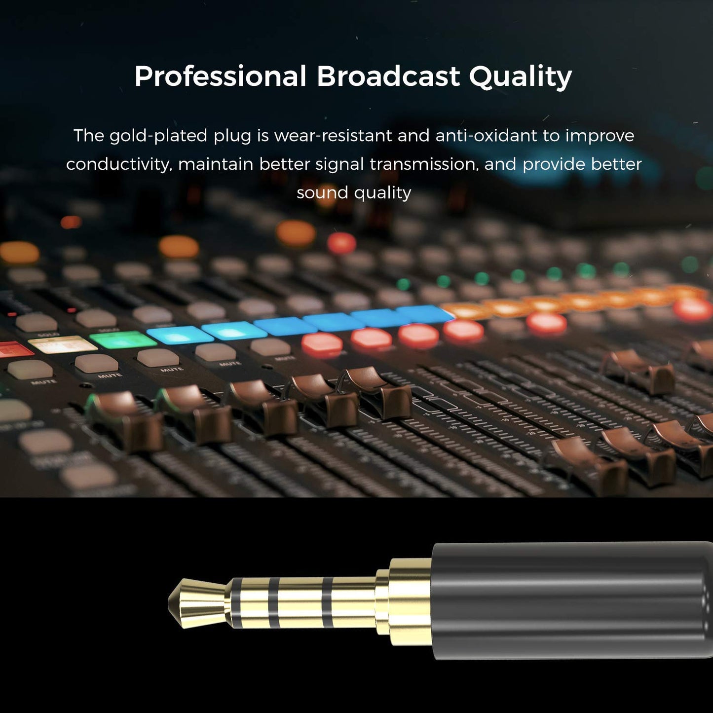 Mirfak Microphone MC1 Lavalier Auxiliary Omnidirectional Microphone for Use with DSLR, Camcorder Black